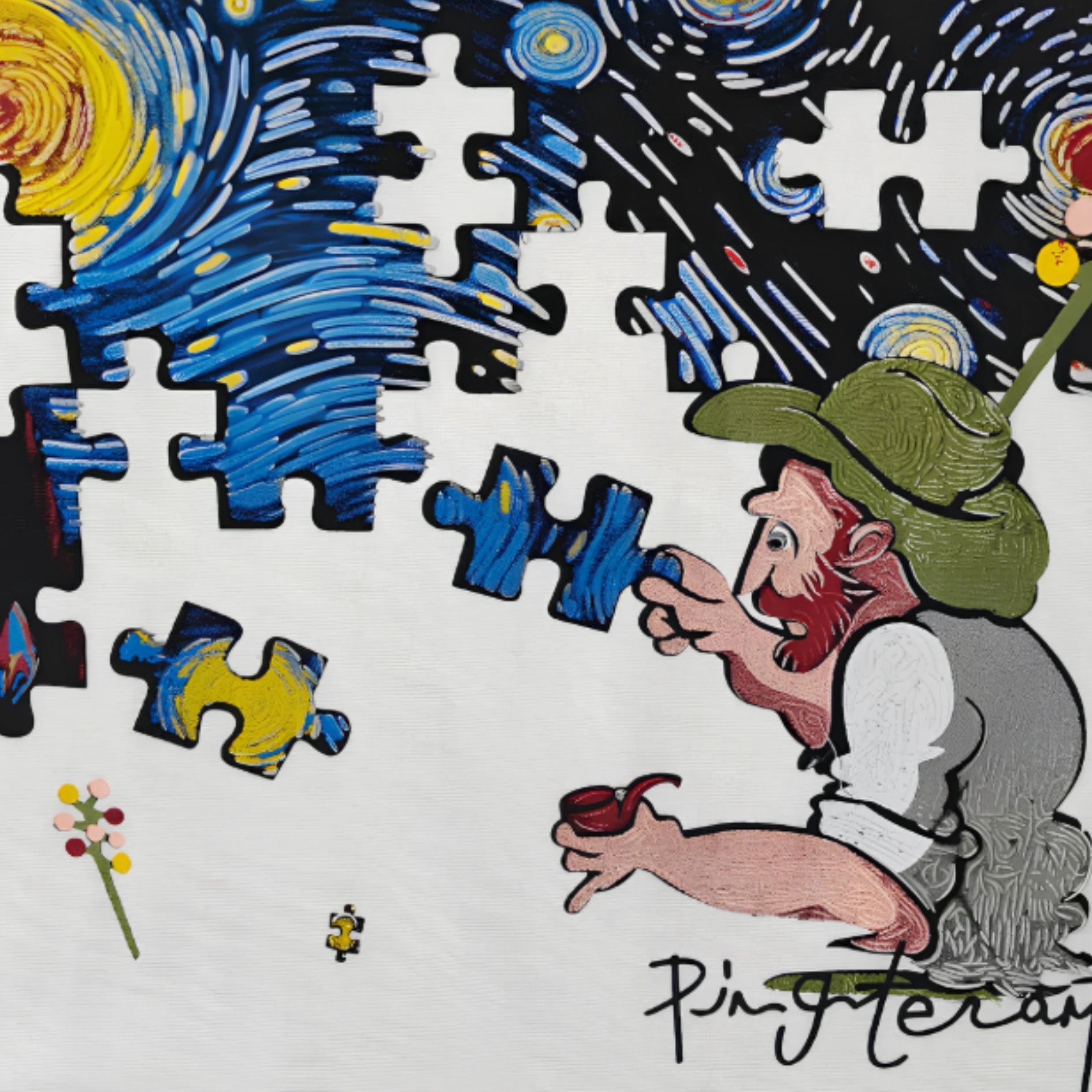 "Puzzle" Tee-Aliore Clothing