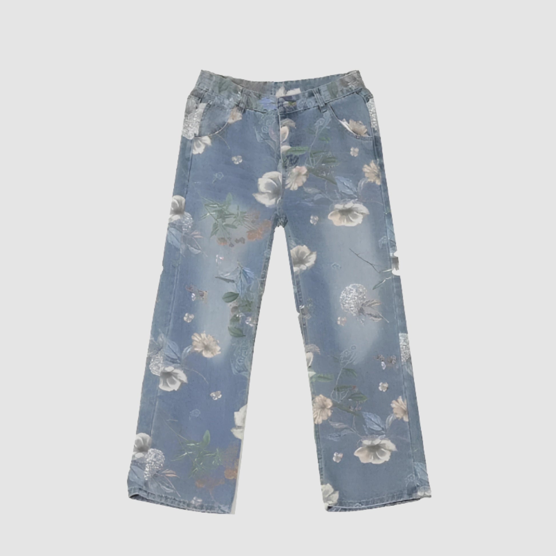 "Floral" Jean-Aliore Clothing