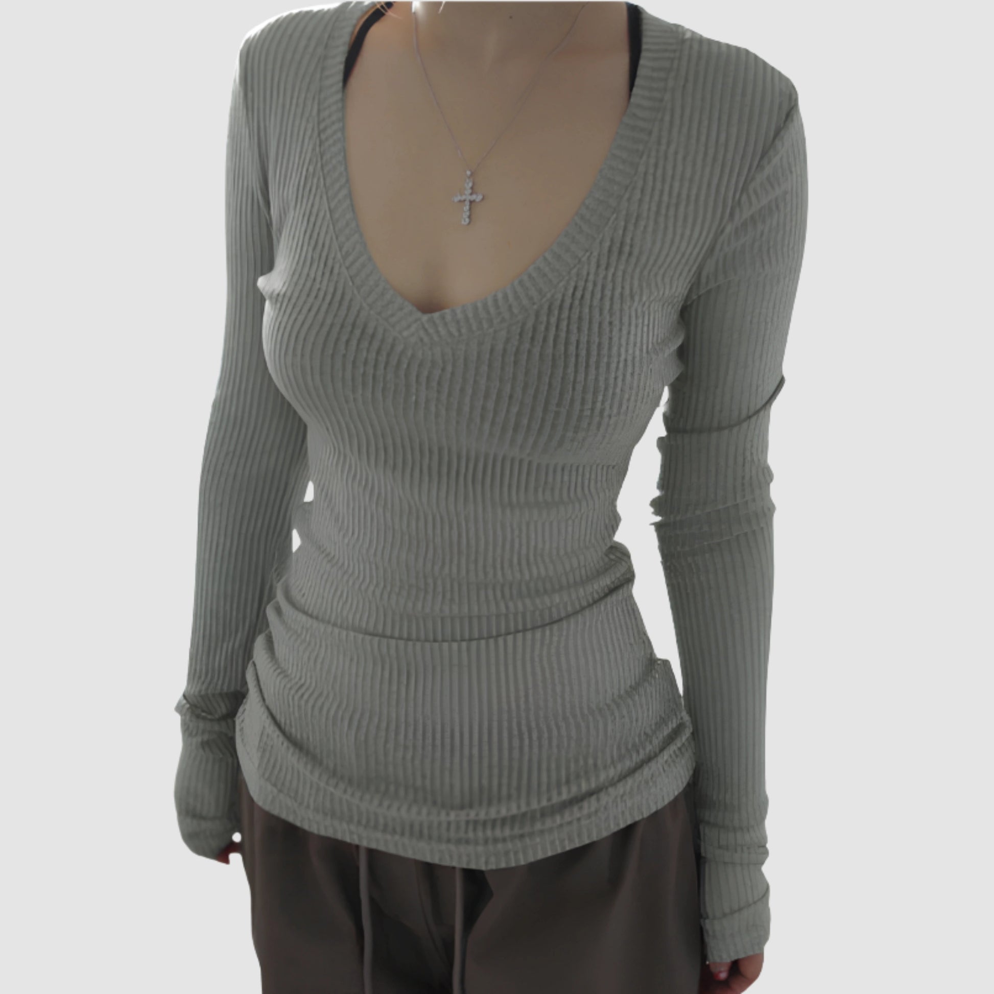 "V" Knit Aliore Clothing